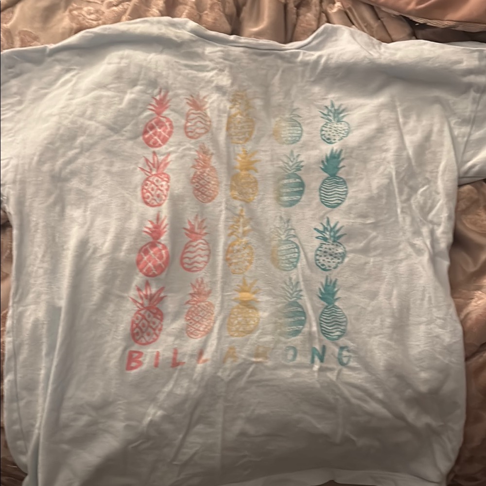 Billabong Kids Pineapple Print T-Shirt - White